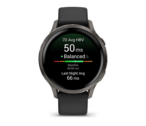 GARMIN Venu 4 Slate 41mm z czarnym paskiem 010-03013-02 - 1363883 - zdjęcie 2